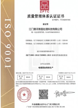 质量管理体系认证